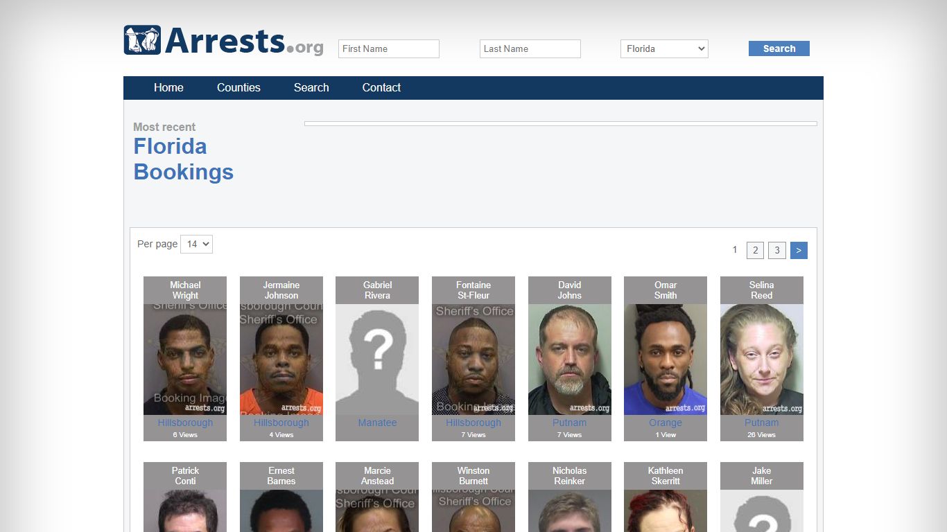 Florida Arrests and Inmate Search